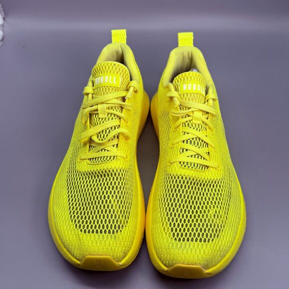 Nobull Drive Men\'s 12 Yellow Mesh Athletic Running Sneakers Lace-Up Breathable main image 7